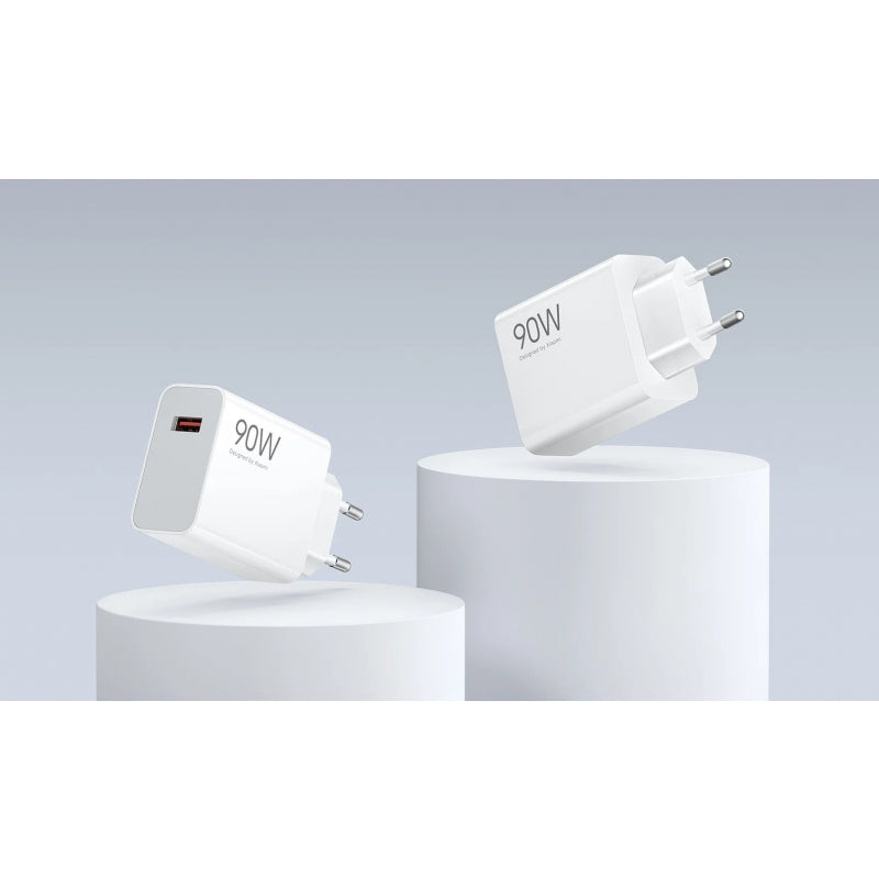 Zidni punjač Xiaomi HyperCharge Combo 90W 6.1A 1 x USB-A s USB-C kabelom bijeli