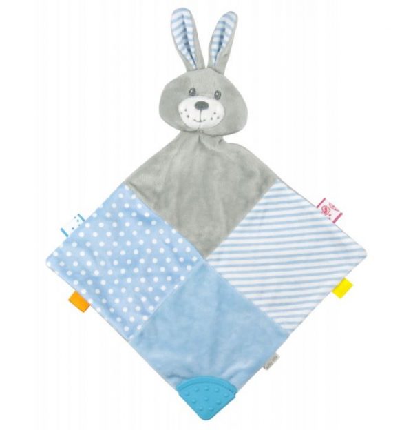 Plišana spirala zeko grey&mint