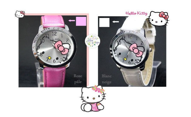 Gyerek Hello Kitty óra választható színben