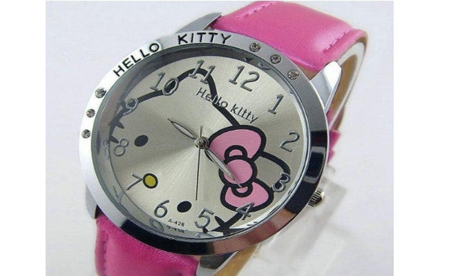 Gyerek Hello Kitty óra választható színben