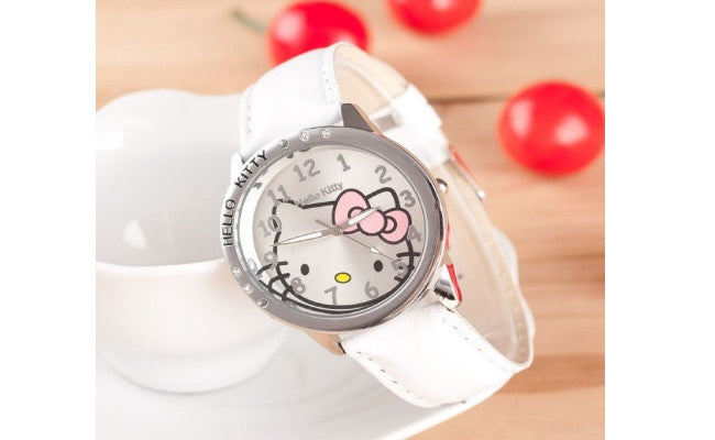 Gyerek Hello Kitty óra választható színben