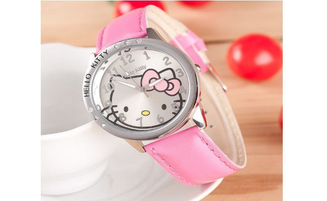 Gyerek Hello Kitty óra választható színben